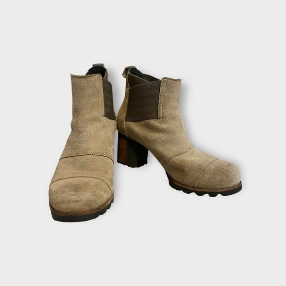 Sorel Women’s ankle boot in tan leather size 8.5. - Picture 3 of 10